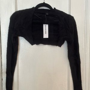 super cute and fuzzy shrug/shall